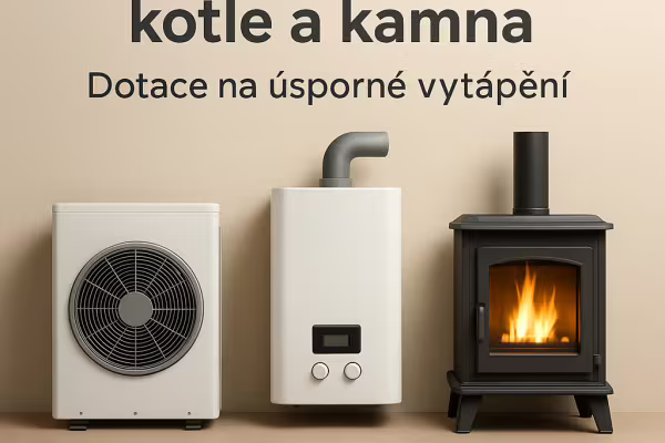Tepelná čerpadla, kotle, kamna
